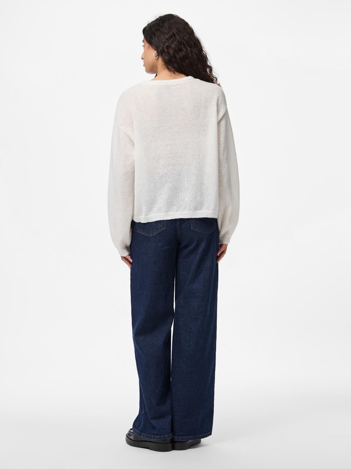 PCIDA Pullover - Cloud Dancer - VERO MODA & VILA Bergvik